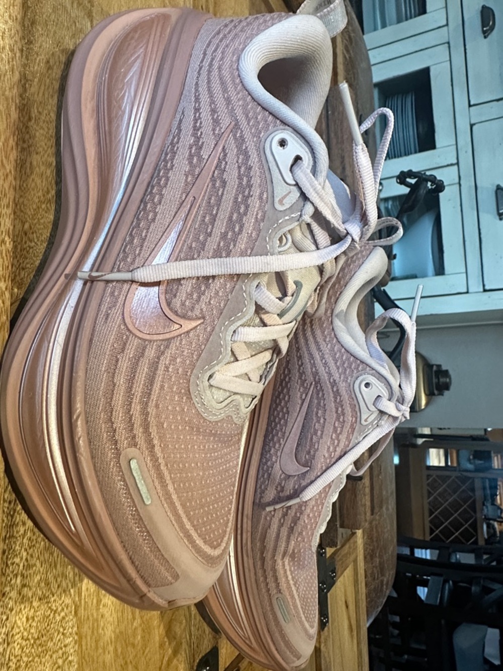 Nike Women's Light Pink Vomero Plus Running Sneakers